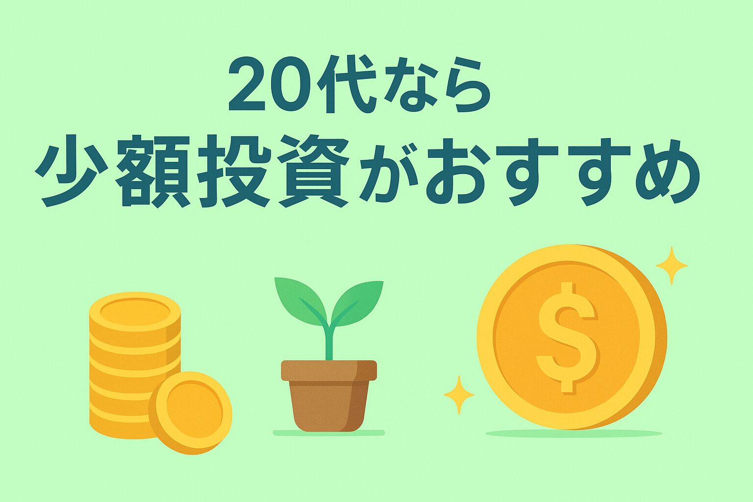 小額投資おススメのイメージ