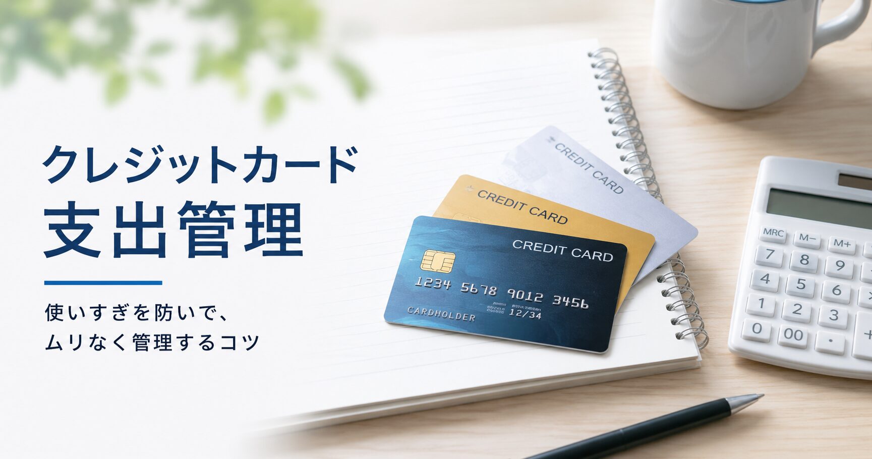 クレカ　支出管理　難しいのイメージ